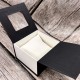 Подарочная картонная коробочка для часов Boxes черно-белая (SKU: 1000-0006) для хранения и упаковки