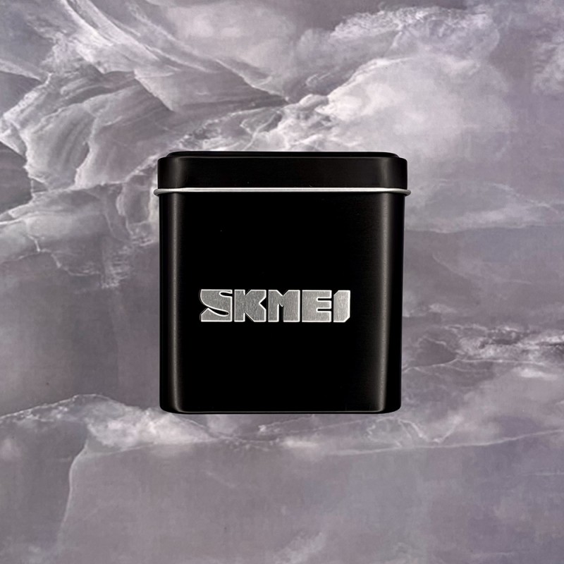 Коробочка Skmei BOXMA2 English Tin Box Black для годинників металева чорна