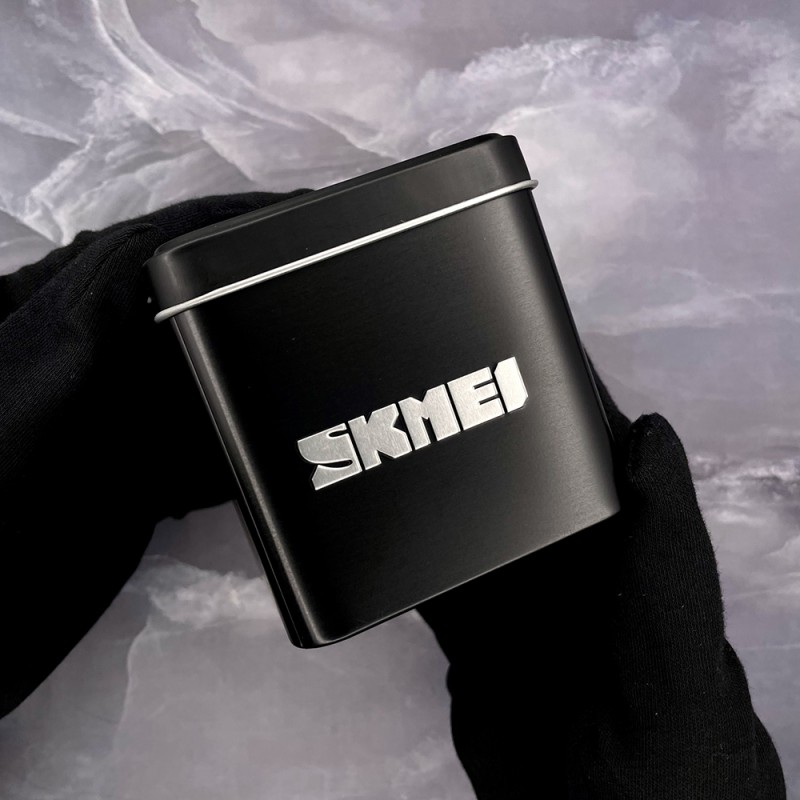Коробочка Skmei BOXMA2 English Tin Box Black для годинників металева чорна