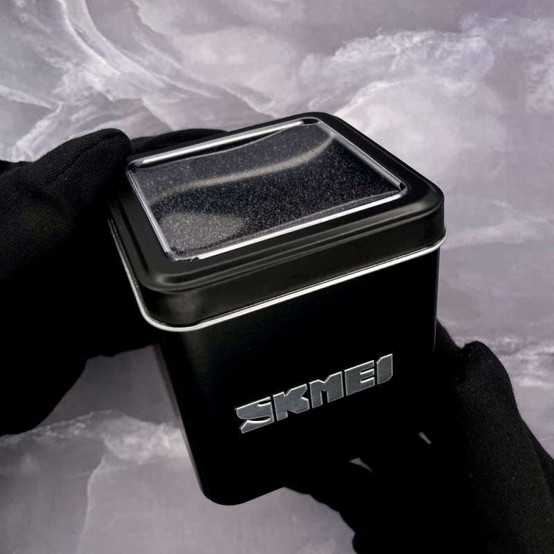 Коробочка Skmei BOXMA2 English Tin Box Black для годинників металева чорна