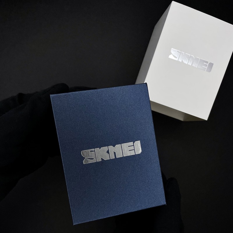 Коробочка Skmei BOXPD1 Blue-White Box для зберігання годинників у синьо-білому кольорі