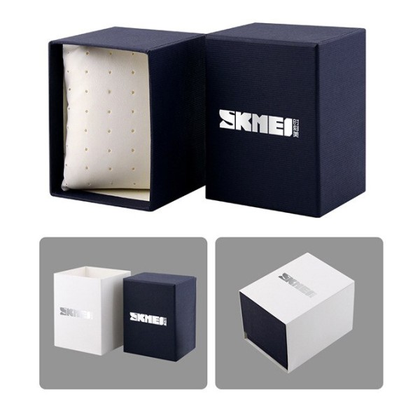 Коробочка Skmei BOXPD1 Blue-White Box для зберігання годинників у синьо-білому кольорі