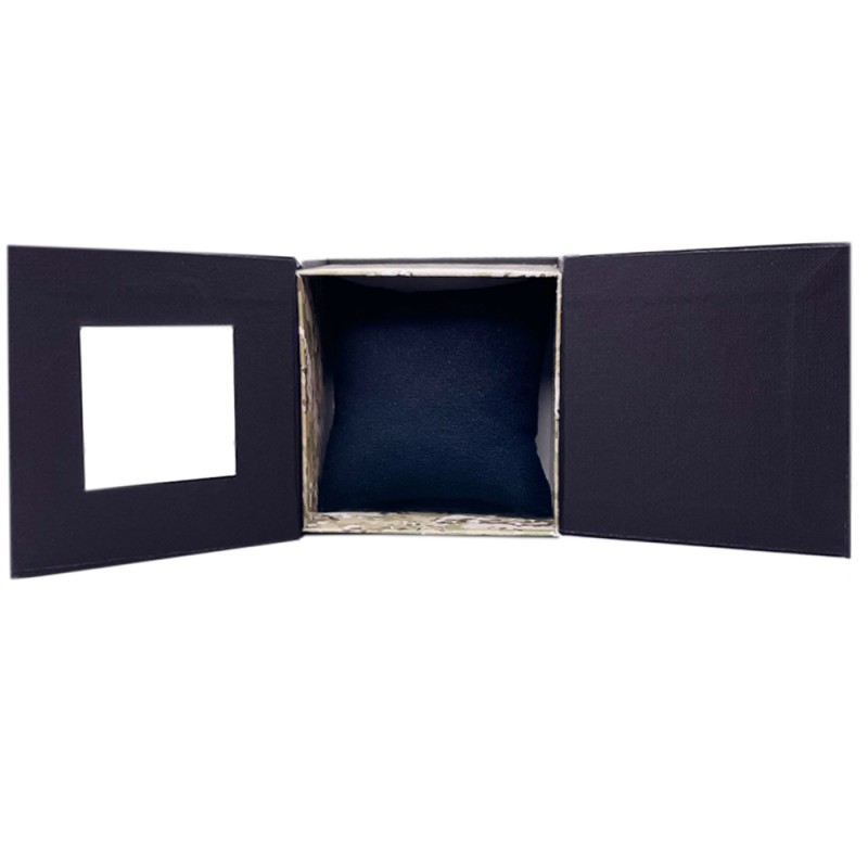 Подарочная картонная коробочка Boxes для часов черная-камуфляж (SKU: 1000-0253)