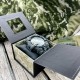 Подарочная картонная коробочка Boxes для часов черная-камуфляж (SKU: 1000-0253)