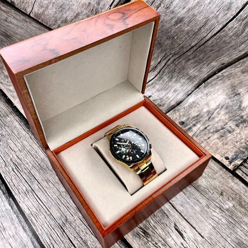 Коробочка для годинника Boxes Wood Premium з натурального дерева (SKU: 1000-0255)