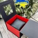 Boxes 1000-0259 Подарункова картонна коробочка для годинника чорно-червона з тризубом