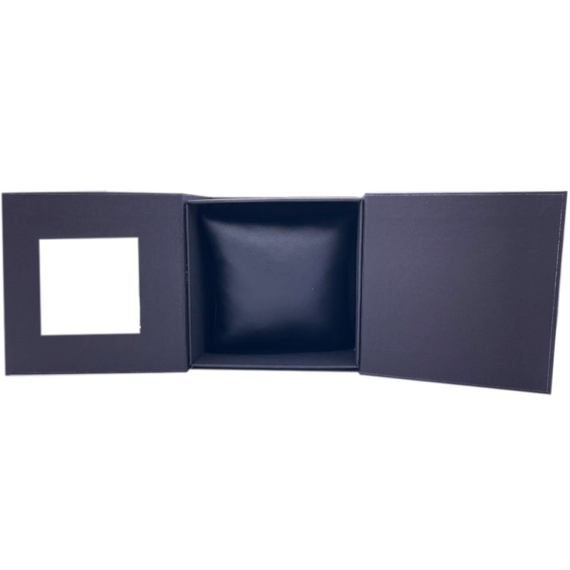 Подарункова коробочка Boxes Ukraine All Black для наручного годинника чорна