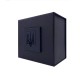 Подарункова коробочка Boxes Ukraine All Black для наручного годинника чорна