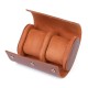 Коробка для двох годинників Boxes Roll Brown коричнева футляр для зберігання годинників