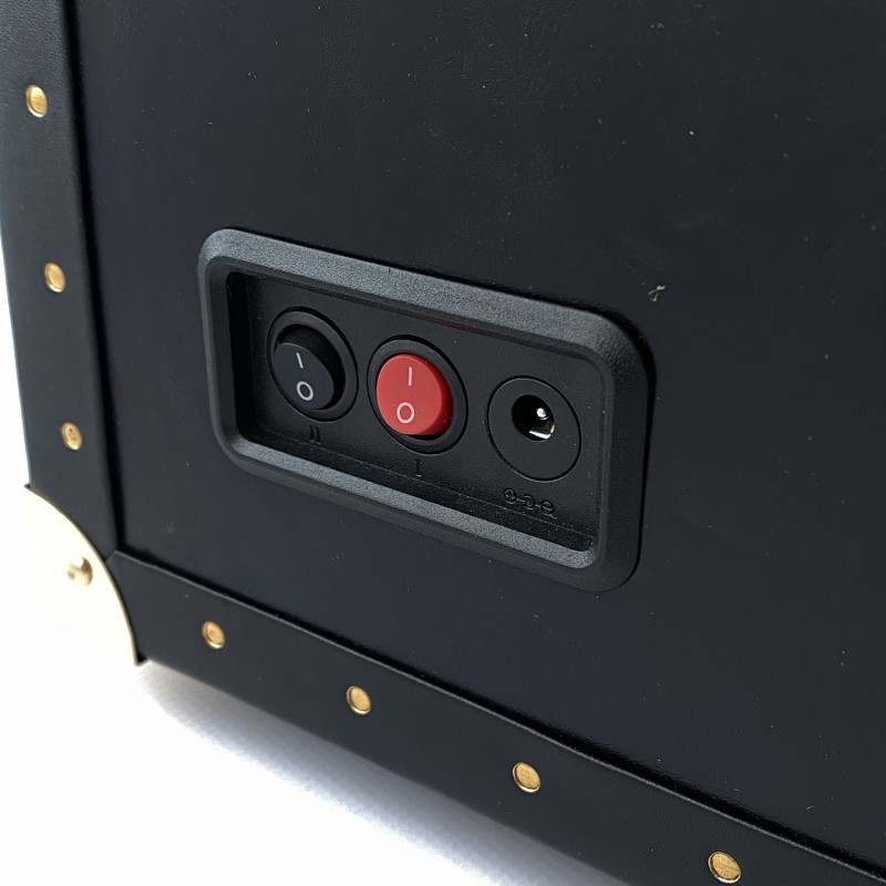 Скринька для двох годинників з автопідзаводом Boxes 1000-0294, чорна матова