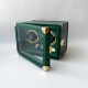 Скринька для двох годинників з автопідзаводом Boxes 1000-0295 зелена шкіряна
