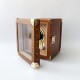 Коробка для годинника з автопідзаводом Boxes 1000-0297 коричнева дерев'яна для механічних годинників