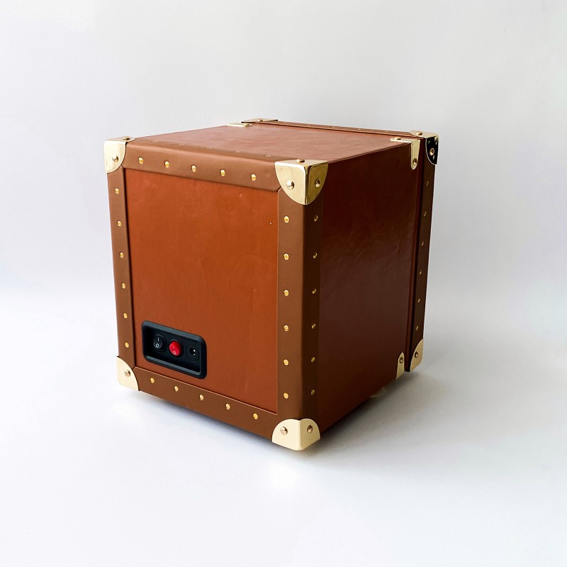 Коробка для годинника з автопідзаводом Boxes 1000-0297 коричнева дерев'яна для механічних годинників