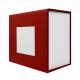Подарункова картонна коробочка для годинника Boxes червоно-біла (SKU 1000-0315)