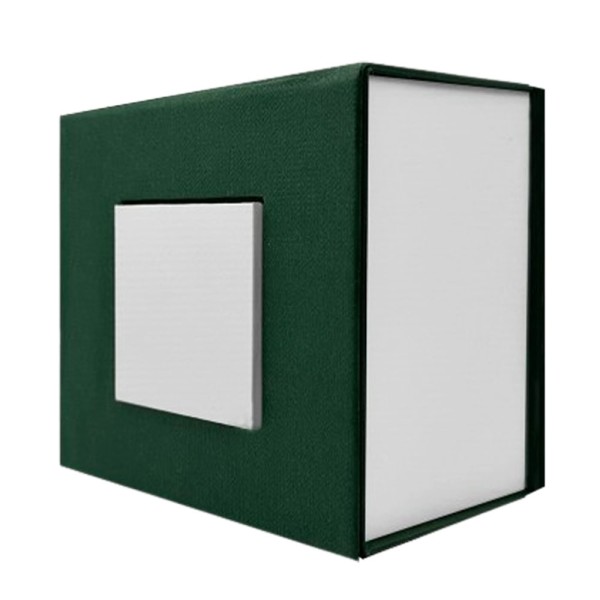 Подарочная картонная коробочка для часов Boxes зелено-белая (SKU: 1000-0316)