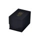 Подарункова коробочка для годинника Boxes 1023 чорна з гербом України Тризубом