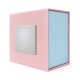 Подарункова картонна коробочка для годинника Boxes рожево-блакитна (SKU: 1000-0384)