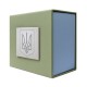 Коробка для годинника Boxes зелено-блакитна з срібним тризубом (1000-0386)