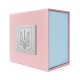 Подарункова коробочка Boxes для годинника рожево-блакитна зі срібним тризубом 1000-0387