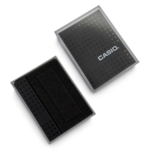Коробочка пластикова Casio Black для наручного годинника (1000-0389) — фірмовий футляр Касіо