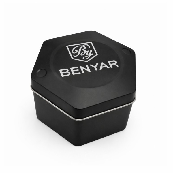 Коробочка металева шестикутна Benyar для годинників — фірмовий футляр Boxes (1000-0395)