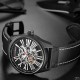 Мужские наручные часы Curren 8299 All Black с кварцевым механизмом и кожаным ремешком