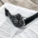 Мужские часы Curren 8379 Silver-Black с кварцевым механизмом и календарем
