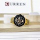 Мужские наручные часы Curren 8336 Gold-Black с хронографом и металлическим браслетом