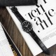 Мужские наручные часы Curren 8365 Silver-Black с серебристым корпусом и кожаным ремешком
