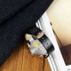 Мужские часы Curren 8386 Black-Gold-Gray с кварцевым механизмом и кожаным ремешком