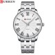 Мужские часы Curren 8422 Silver-White с корпусом из нержавеющей стали и минеральным стеклом