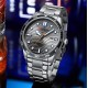 Мужские классические часы Curren 8426 Silver-Grey с серебристым металлическим браслетом и датой