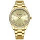 Женские часы Curren 9088 Gold-Gold в классическом стиле с золотистым браслетом