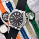 Мужские часы Curren 8449 Black-White в классическом стиле с люминесцентной подсветкой
