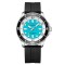 Curren 8448 Silver-Blue-Black