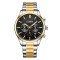 Curren 8446 Silver-Gold-Black