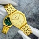 Мужские классические часы Curren 8444 Gold в золотистом цвете с металлическим браслетом