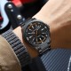 Мужские часы Curren 8455 All Black — Классические стальные часы в черном цвете