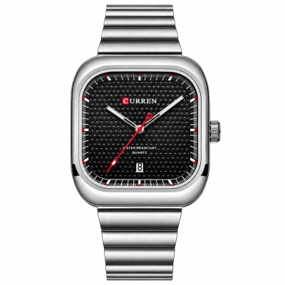 Curren 8460 Silver-Black