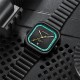 Чоловічий наручний годинник Curren 8460 All Black з мінеральним склом та сталевим корпусом