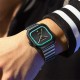 Чоловічий наручний годинник Curren 8460 All Black з мінеральним склом та сталевим корпусом