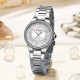 Женские часы Curren 9091 Silver из нержавеющей стали, классический серебристый браслет