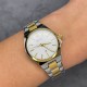 Мужские часы Curren 8439L Silver-Gold-Green с зеленым циферблатом и металлическим браслетом