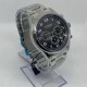 Мужские наручные часы Curren 8466 Silver-Black со стальным браслетом и хронографом