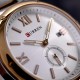 Чоловічий класичний годинник Curren 8471 Silver-Gold-White зі сталевим браслетом та календарем