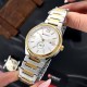 Чоловічий класичний годинник Curren 8471 Silver-Gold-White зі сталевим браслетом та календарем