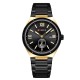 Чоловічий годинник Curren 8471 Black-Gold-Black з металевим браслетом та індикацією дати