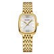 Жіночий наручний годинник Curren 9093 Gold-White з золотистим браслетом та прямокутним корпусом