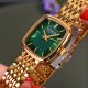 Жіночий годинник Curren 9093 Gold-Green з золотистим браслетом та зеленим циферблатом