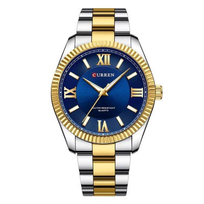 Curren 8453 Gold-Silver-Blut STOPPED